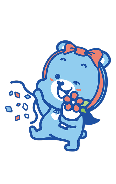 축하하는 곰두리